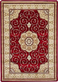 BE Koberec Adora 5792 Red – červený obdĺžnikový Rozmer: 280x370 cm
