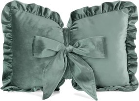 Dekoračný vankúš BOW 2 mätový