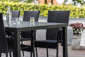 Záhradný jedálenský set Viking XL + 6x ratanová stolička Paris