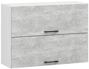 Horná kuchynská skrinka OLIWIA W80 G2 H580 biela / betón