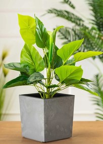 Kvetináč Flore 25x25 cm šedý betón