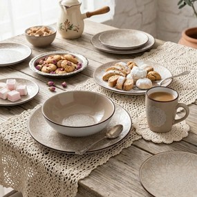Banquet Sada plytkých tanierov Shape 27 cm, 6 ks