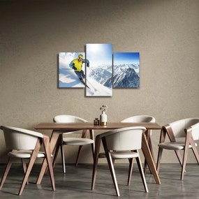 Obraz - Lyžiar (90x60 cm)