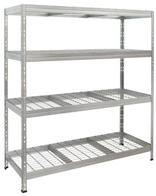 AR Shelving Vysokozáťažový regál Wire Mesh, 180 × 180 × 60 cm, 400 kg