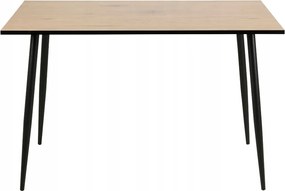 Jídelní set Wilma 120 cm dub divoký/černý