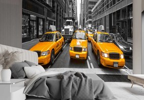 Fototapeta, Newyorské taxíky - 450x315 cm