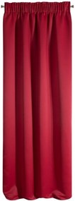 Luxusný zatemňovací záves do spálne červenej farby 135x270 cm