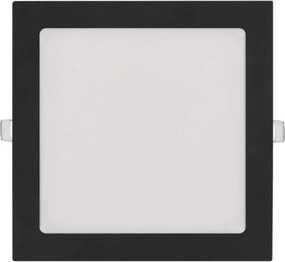 LED podhľadové svietidlo NEXXO LED/18W/230V 3000/3500/4000K čierne 22,5 x 22,5 cm