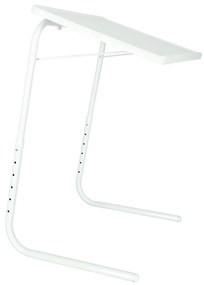 IKO Skladací príručný stolík pod notebook 52x40cm biely