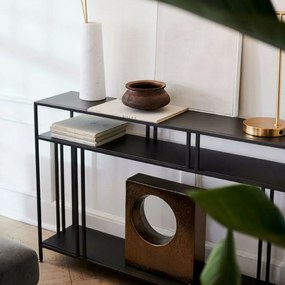 Dekoratívny stolík Venedik Black