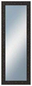 DANTIK - Zrkadlo v rámu, rozmer s rámom 50x140 cm z lišty PRAHA čierna (2753)