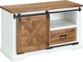 XXXLutz SKRINKA POD TV, biela, 105/63/45 cm MID.YOU - Online Only drobný nábytok - 001395001101