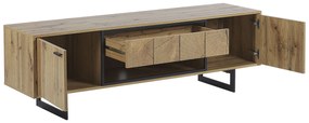 TV stolík svetlé drevo BOISO Beliani