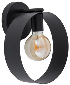 Nástenné svietidlo HAPPY 1xE27/60W/230V čierna