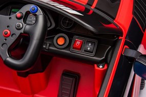 LEAN CARS Mercedes AMG GT3 Červené batériové vozidlo