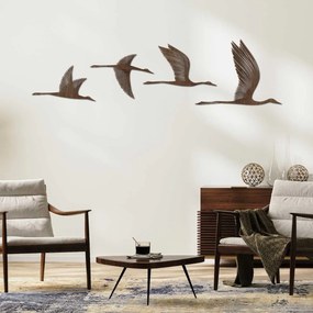 SENTOP | Moderné drevené vtáky na stenu - Elegantná dekorácia do interiéru| SENTOP HDF0525-MAPLE-S