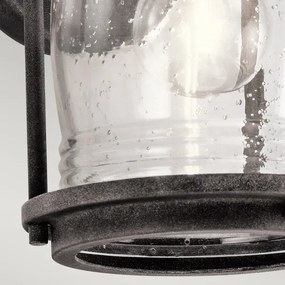 Elstead KL-ASHLANDBAY2-S -Vonkajšie nástenné svietidlo ASHLAND 1xE27/60W/230V IP44