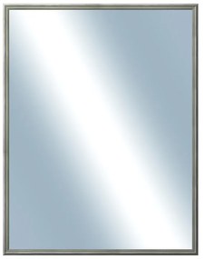 DANTIK - Zrkadlo v rámu, rozmer s rámom 70x90 cm z lišty Y-ka modrá linka (3131)