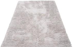 Plyšový koberec TOP - svetlo šedý