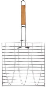 Grilovací rošt na 3 ryby 58x25x27 cm
