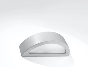 Nástenné svietidlo Atena, 1x sivé keramické tienidlo