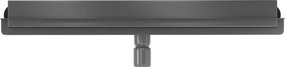 Mexen Flat Wall, sprchový žľab na stenu 2v1, 50 cm, brúsený grafit, 1E30050