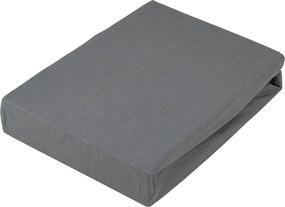 XXXLutz NAPÍN. PLACHTA NA TOPPER, džersej, antracitová, 180/220 cm Novel - Obliečky & plachty - 004550010605
