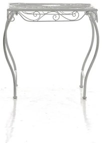 Kovový stôl GS3438892 - Biela antik