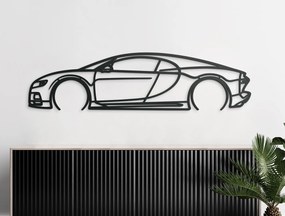 drevko Moderný obraz na stenu Bugatti Chiron Rozmer obrazu: 22 x 86 cm, Farba dekorácie: Čierna