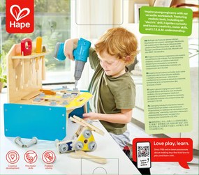 Drevený pracovný stôl - Malý inžinier