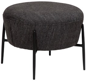 ORBIT TABURET cashmere bouclé/black