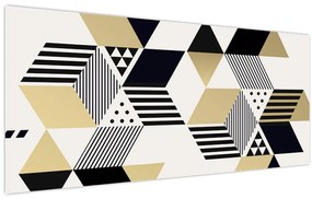 Obraz - Geometrické tvary N⁰1 (120x50 cm)