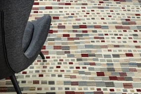 Koberec KILIM 7950/52933 geometrický sivý / béžový