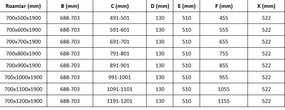 Mexen Roma, sprchovací kút 70 (dvere) x 80 (stena) cm, 6mm šedé sklo, chrómový profil, 854-070-080-01-40