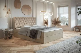 Kontinentálna manželská posteľ KARELY 140 x 200 cm