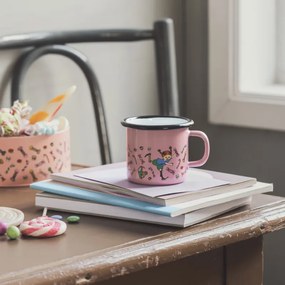 Hrnček Pippi Candy 2,5 dl, smalt / ružový
