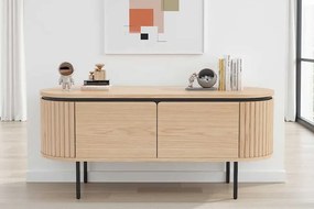 Moderný TV stolík Dalvik dubová dyha 120cm