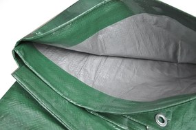 Bestent Krycia plachta zeleno - strieborná 10x20 m 130 g/m2