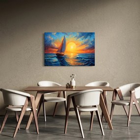 Obraz - Plachetnica (90x60 cm)