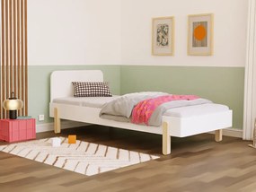 Jednolôžková posteľ NOVA s obdĺžnikovým čelom 90x200 cm