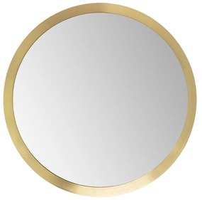 Arezzo nástenné zrkadlo mosadzné  Ø100 cm