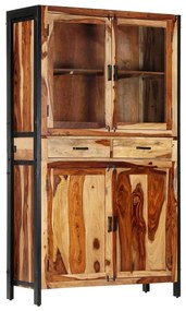 Vysoká skrinka 100x40x175 cm, drevený masív sheesham 247448