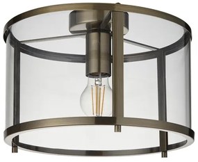 Endon 103112 - Stropné svietidlo HOPTON 1xE27/10W/230V matný chróm