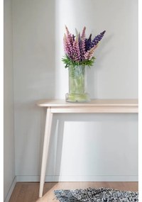 Konzolový stolík v dekore duba v prírodnej farbe 120x40 cm Yumi - Rowico