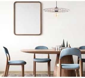 Luster na lanku FALCO 1xE27/60W/230V pr. 40 cm béžová