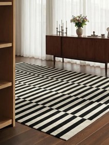 Hanse Home, Kusový koberec Vika 106207 Black White, 200x300, čiernobiela, obývacia izba