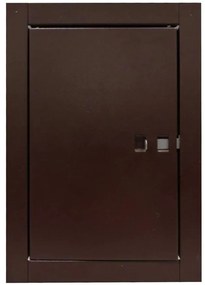 Komínové dvere 15x30 hnedé
