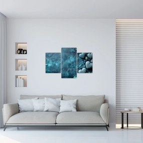 Obraz - Kamene tvaru srdca (90x60 cm)