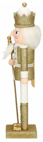 SPRINGOS Luskáčik - Kráľ so žezlom 38 cm, zlatý