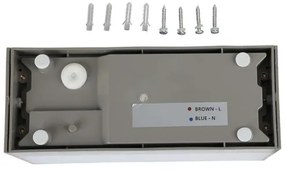 LED Vonkajšie nástenné svietidlo LED/12W/230V 3000K IP65